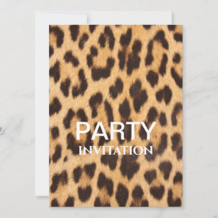 girly chic leopard print safari birthday party