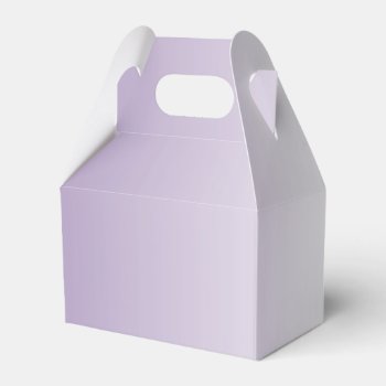 Girly Chic Minimalist Ombre Lilac Lavender Purple Favor Boxes by cranberrysky at Zazzle