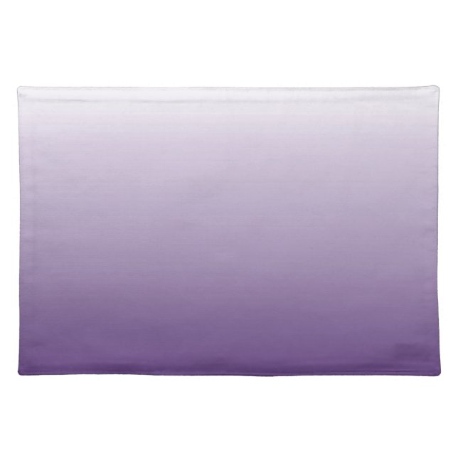 Girly Chic minimalist ombre lilac lavender purple Placemat (Front)