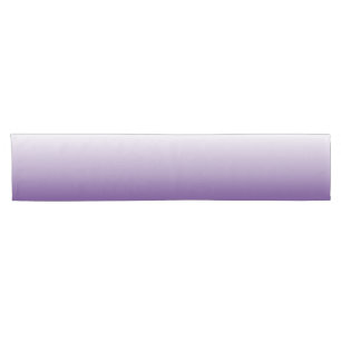 Girly Chic minimalist ombre lilac lavender purple Short Table Runner