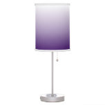 Girly Chic Minimalist Ombre Lilac Lavender Purple Table Lamp at Zazzle
