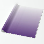 Girly Chic Minimalist Ombre Lilac Lavender Purple Wrapping Paper at Zazzle