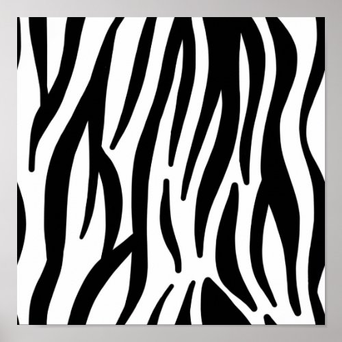 girly chic stylish black white zebra print