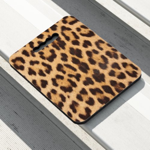 girly chic wild safari animal leopard print seat cushion