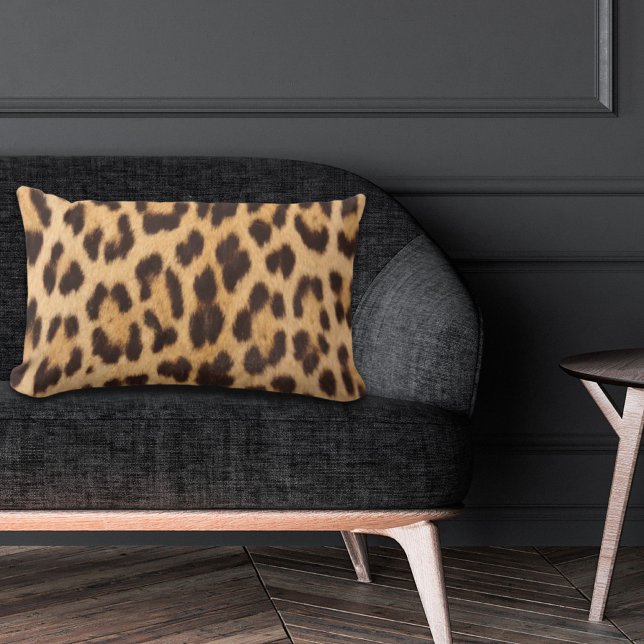 girly chic wild safari fashion leopard print lumbar pillow (girly chic wild safari fashion leopard print lumbar pillow)