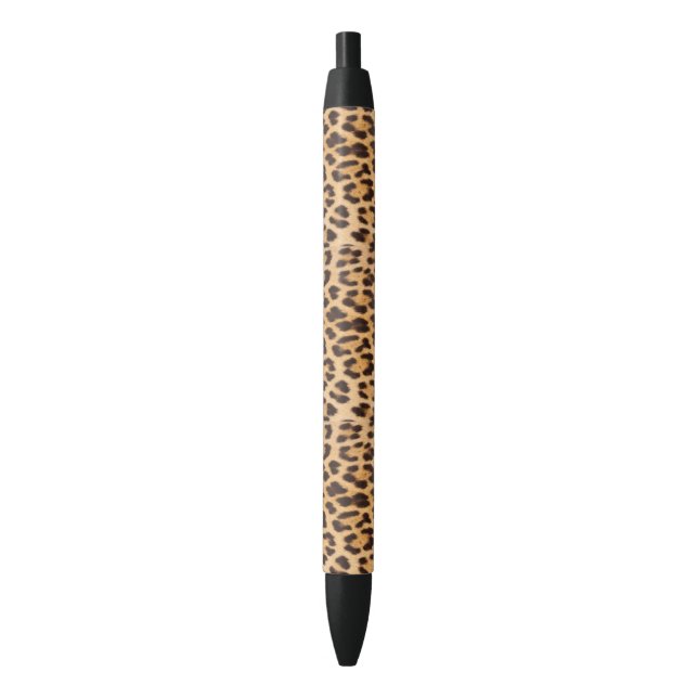 girly chic wild safari fashion leopard print pen (Front Vertical)