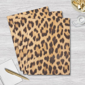 girly chic wild safari fashion leopard print pocket folder