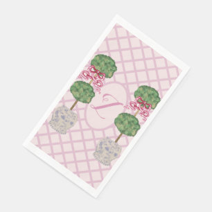 Girly Chinoiserie Ginger Jar Jars Topiary Paper Guest Towels