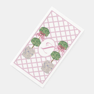 Girly Chinoiserie Ginger Jar Jars Topiary Paper Guest Towels