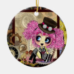 Girly Christmas Ceramic Ornament