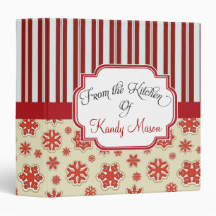 Girly Christmas From the Kitchen of Recipe binders