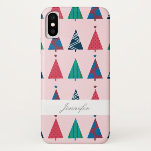Girly Christmas Tree Holiday Phone Case