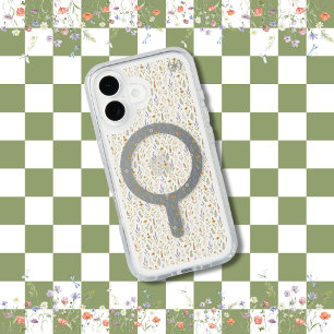 Girly Clear Floral Wildflower Speck MagSafe iPhone 16 Case