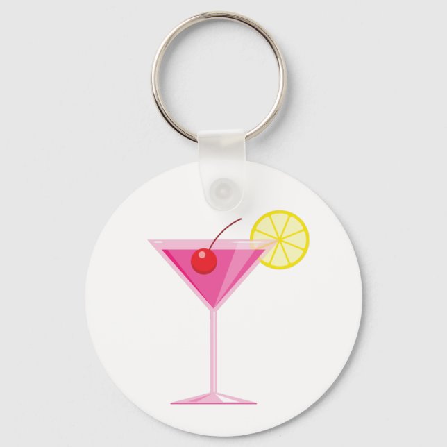 Girly Cocktail Keychain (Front)