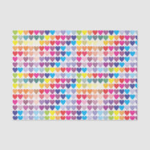 Girly Colorful Rainbow Hearts
