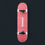 Girly Colorful Sparkle glitter with Name for teens Skateboard<br><div class="desc">Colorful Sparkle glitter with Name for teens skateboard ideal for any occasion,  celebration or birthday,  and great gift for teens!</div>