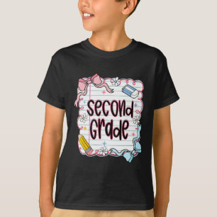 Girly Coquette Second Grade Back To School 2nd Gra T-Shirt