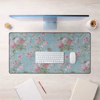 Girly Cottage Blue Floral