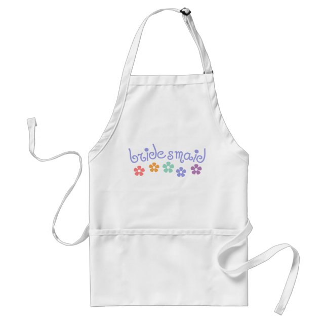 Girly-Cue Bridesmaid Adult Apron (Front)
