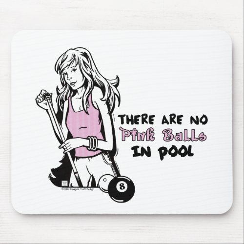 Girly Cue Mouse Pad