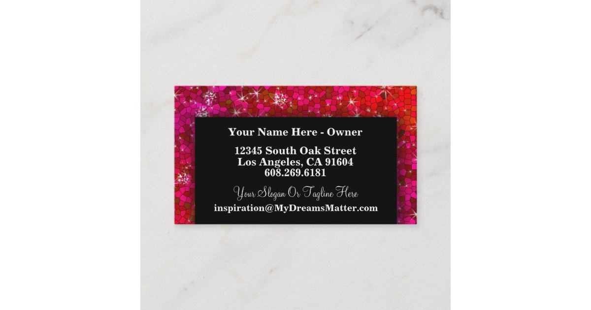 Y Cute Glitter Professional Hair Makeup Artist Business Card Y Cute Glitter Professional Hair Makeup Artist Business Card Zazzle