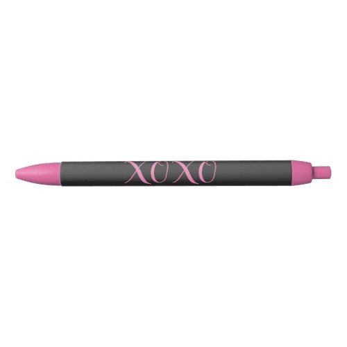 Girly Cute Pink XOXO Valentineâs Day Pen