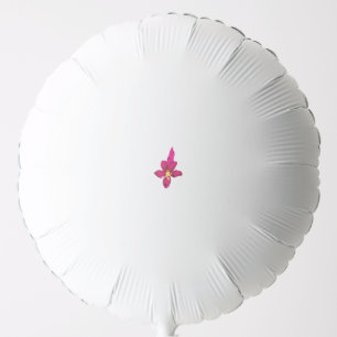 Girly Design, Light Gold, Purplish Red Balloon