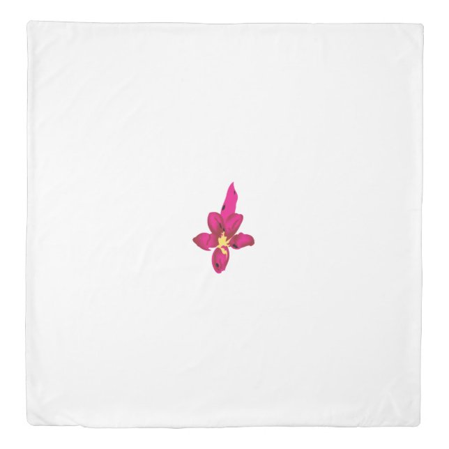 Girly Design, Light Gold, Purplish Red Duvet Cover (Front)