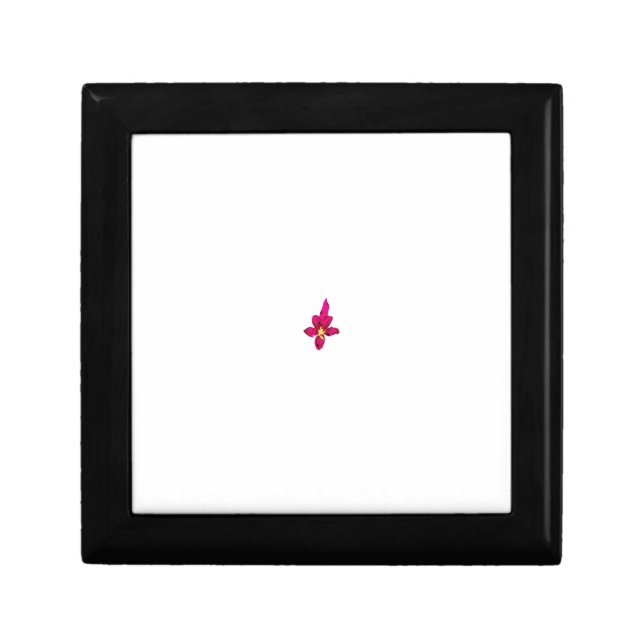 Girly Design, Light Gold, Purplish Red Gift Box (Front)