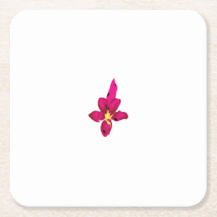 Girly Design, Light Gold, Purplish RePaper Coaster