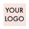 Girly Elegant Logo Professional Blush Pink
