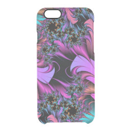 Girly Feathers Fractals iPhone 6 Case