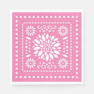 Girly Fiesta Party Napkins