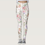 Girly Floral Fairy Enchanted Forest Leggings<br><div class="desc">This girly legging features a group of cute and playful fairies surrounded by whimsical mushrooms and colorful flowers</div>