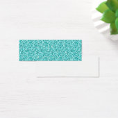 Girly, Fun Aqua Blue Glitter Printed (Desk)