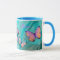 Girly Gift! Butterfly Mug, Add NAME!