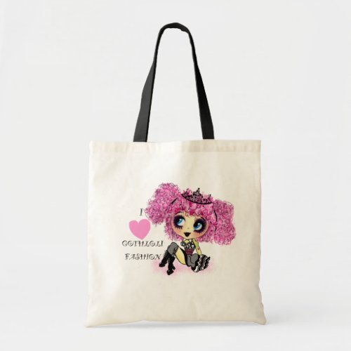 Girly Gifts Harajuku Girl style Tote Bag