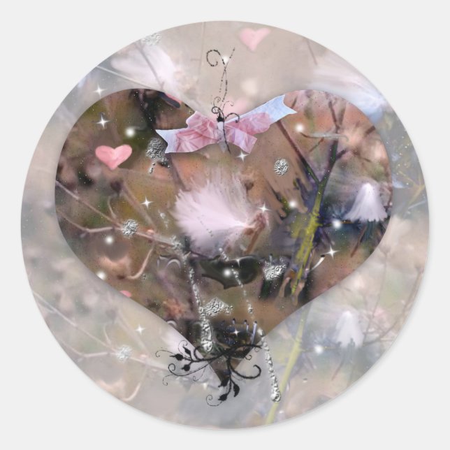 Girly Girl! Classic Round Sticker (Front)