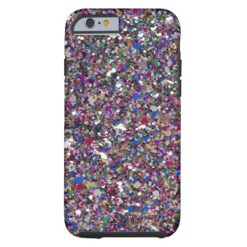 Girly Girl Glitter Sparkles Tough iPhone 6 Case