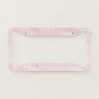 Girly Glam Blush Pink Zebra Print