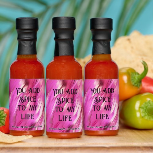 Girly Glam Pink Hot Sauces