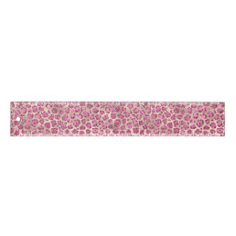 Girly Gold Pink Leopard Print Glitz       Ruler