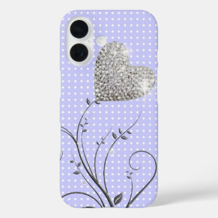 Girly heart of love iPhone 16 case