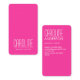 Girly hot pink fashion personal profile or
