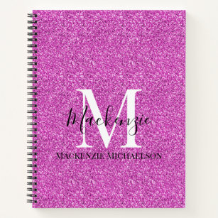 Journal: Faux hot pink glitter with rainbow notebook - Brothergravydesigns:  9781979450591 - AbeBooks