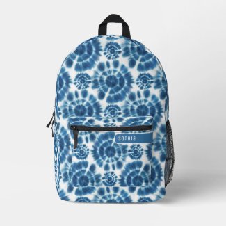 Girly Indigo Blue White Shibori Pattern Cool Teens