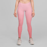 Girly Light Pink Coral Gradient Leggings<br><div class="desc">A classic light pink and soft coral gradient background.
A modern whimsical design for her yoga leggings. 
The coral and pink colors blend into various shades of pinkish orange.</div>