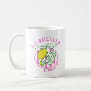 Girly Limoncello– La Dolce Vita Pink Coffee Mug