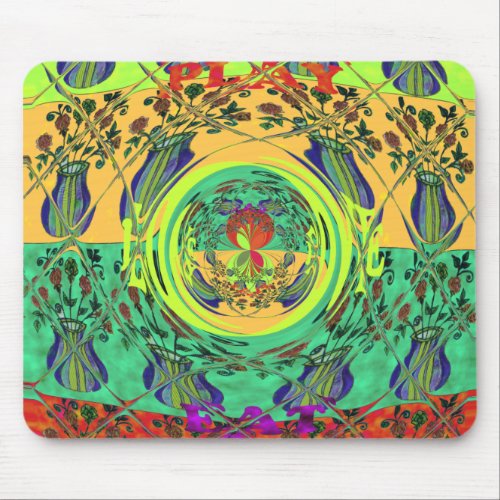 Girly Lovely Floral Mousepad