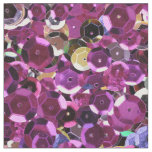 Girly Magenta Pink Faux Sequins Fabric